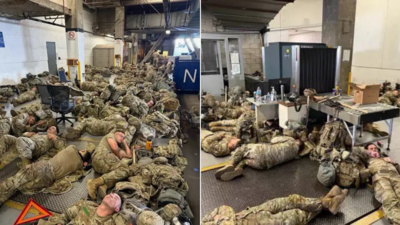 California Governor slams Trump over ‘disrespect’ to troops: Photos show National Guard sleeping on floors; sues administration over LA deployment
