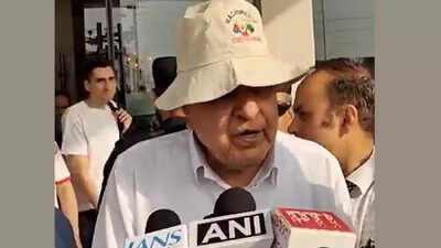 ‘Had a good darshan’: Farooq Abdullah visits Maa Vaishno Devi shrine; calls Vande Bharat train ‘biggest gift’ to J&K | India News