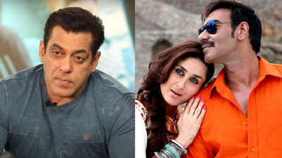Salman Khan once took a fun dig at Kareena Kapoor for giving hit films with Ajay Devgn: ‘Why did you give me 2 flops?’ – Throwback | Hindi Movie News