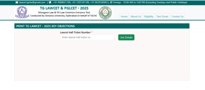TS LAWCET, PGLCET answer key 2025 released: Direct link to download here