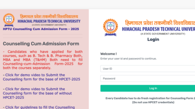HPCET 2025 counselling registration begins at himtu.ac.in: Check direct link, key details here