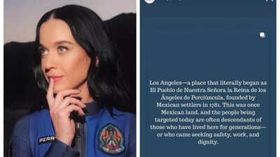 Katy Perry says Los Angeles belongs to Mexico; X users ask her to shut up, remind her she’s an ‘astronaut’, not a historian