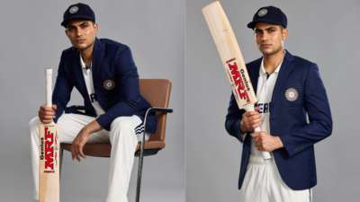 IND vs Eng: Shubman Gill showcases unique sticker on MRF bat ahead of first Test as India captain | Cricket News