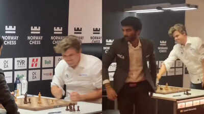 ‘I laughed for 10 minutes’: D Gukesh reacts to viral Magnus Carlsen meme at Norway Chess – watch video | Chess News