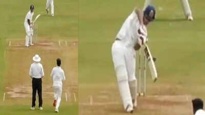 Watch: 14-year-old Vaibhav Suryavanshi breathes fire with bat; video goes viral | Cricket News