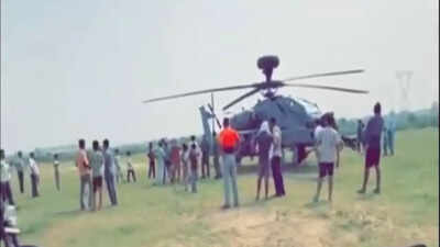 Pathankot: IAF chopper makes emergency landing in Nangalpur area; second incident in a week | India News
