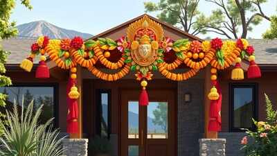 Hanging Hindu torans, Jewish mezuzah as door decorations legal in Nevada: No larger than 12″ x 36″