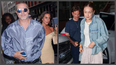 Bradley Cooper and Gigi Hadid join Brad Pitt and Ines de Ramon for double date night in NYC |
