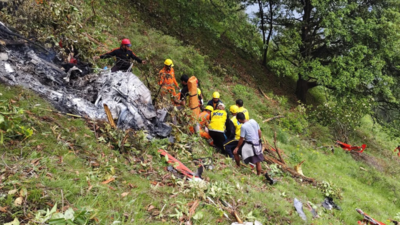 Kedarnath crash: CM Dhami orders strict SOP for helicopter services- What led to crash that killed 7 | India News