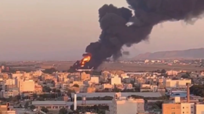 Iran under fire: Israel bombs Mashhad airport; calls it longest-range strike yet – video