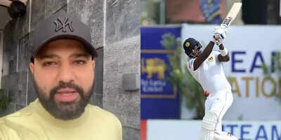 Watch: ‘We had some pretty good battles,’ Rohit Sharma sends message to Angelo Mathews ahead of farewell Test | Cricket News