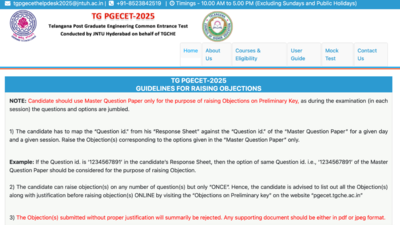 TS PGECET 2025 answer key released, raise objections till June 19: Check direct link and key details here