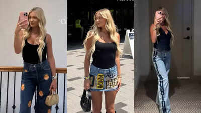 Jade Jones channels boyfriend Tyrese Haliburton in her custom NBA Finals fashion | NBA News