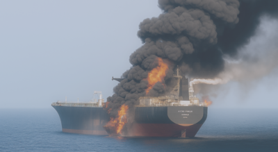 Ship collision and fire Off UAE coast caused by navigational error, officials say | World News