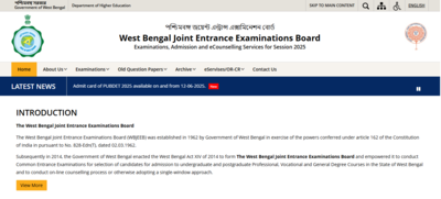 WBJEE result 2025: Where and how to check your rank card online