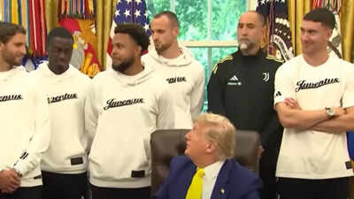 Trump questions Juventus on women in men’s team; players exchange awkward glances- Watch video