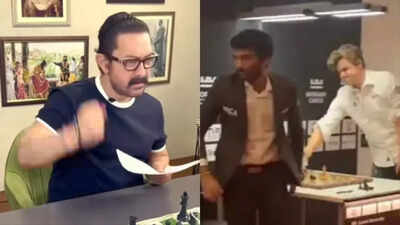 ‘Kyu nahi ho rahi acting?’: Aamir Khan trolled for mimicking Magnus Carlsen’s Norway Chess viral outburst – Watch | Off the field News