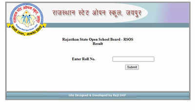RSOS 10th 12th result 2025 out at rajasthanstateopenschool.com; download here