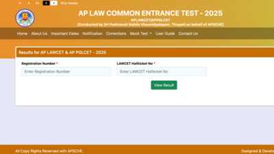 AP LAWCET 2025 results declared, counselling process to begin soon: Check direct link and key details here
