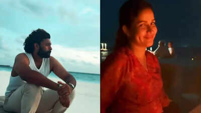 Soon-to-be parents Lavanya Tripathi and Varun Tej Konidela enjoy their babymoon on a cosy island | Telugu Movie News