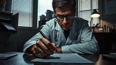 Pharmacist fudges autopsy report | India News