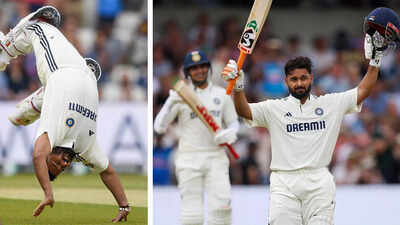IND vs ENG: Rishabh Pant’s front-flip celebration after Leeds century goes viral – Watch | Cricket News