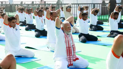 India emerging as wellness hub: PM Modi on yoga day | India News