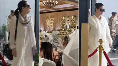 Sunjay Kapur prayer meet: Karisma Kapoor, Kareena Kapoor Khan, Saif Ali Khan offer their heartfelt condolences | Hindi Movie News