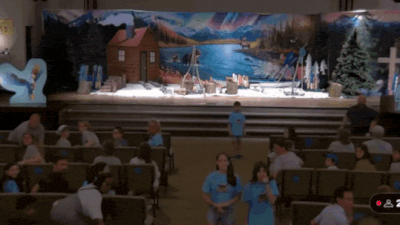 Terror unfolds inside Michigan church as gunman opens fire; people seen ducking for cover – video