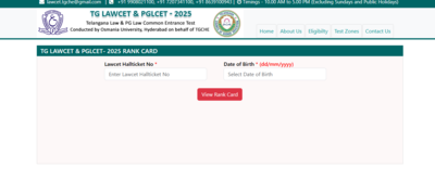 TS LAWCET, PGLCET result 2025 declared at awcet.tgche.ac.in: Direct link to download scorecards here