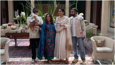 Inside Sonam Kapoor and Anand Ahuja’s Rs 173 crore Delhi bungalow: Lush lawn, basketball court and stunning glass chandelier | Hindi Movie News