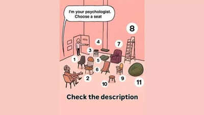 Pick a chair and discover the secret traits of your personality