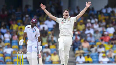 DRS howlers and fiery pacers headline Day 2 of WI vs AUS Test in Barbados | Cricket News