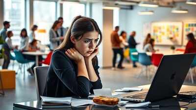 Young, employed and overwhelmed: 41% of workers under 35 battle daily stress