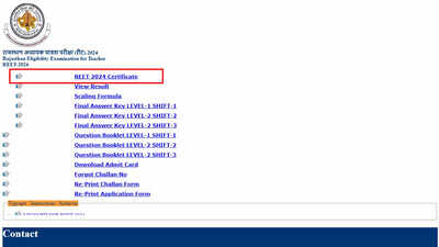 REET 2025 certificate: How to download your REET 2025 certificate PDF from reet2024.co.in step-by-step |