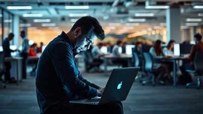 Why are 50% of US and Canadian employees on the lookout for a new job?