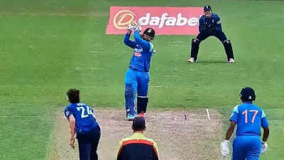 IND U19 vs ENG U19: Five sixes! Vaibhav Suryavanshi’s whirlwind knock lights up U19 ODI in England | Cricket News