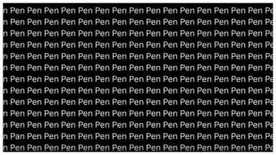 Optical illusion: Can you spot the odd word out in this pic in just 10 seconds?