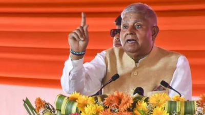 ‘Casually, farcically changed’: VP Dhankhar weighs in on Preamble debate | India News