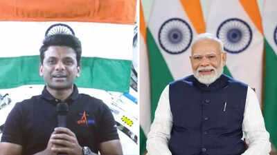 ‘Gajar ka Halwa’ in zero gravity: PM Modi shares a laugh with Shubhanshu Shukla during space call – video | India News