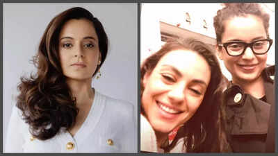 When Kangana Ranaut shared a flight and a conversation with Hollywood actress Mila Kunis: ‘I rarely do that but glad I captured the moment…’ |