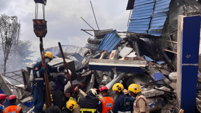 Tragic Telangana Factory Blast: 10 Workers Dead, Firefighters Struggle Amidst Debris | Hyderabad News