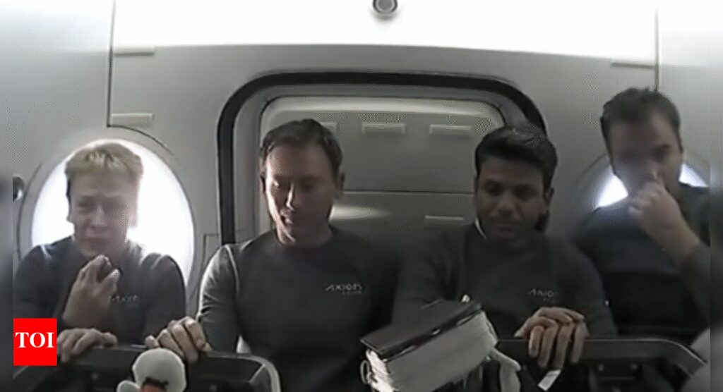 ‘Namaskar from space’: Astronaut Shubhanshu Shukla sends new message; enroute to ISS on Axiom-4 – Watch | India News