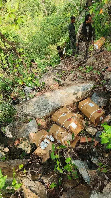 Security forces recover 2.5 tonnes more of explosives looted by Maoists | India News