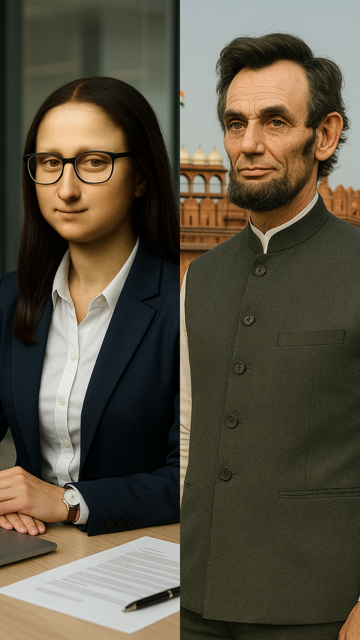 Mona Lisa to Abraham Lincoln: AI imagines what famous personalities would look like today