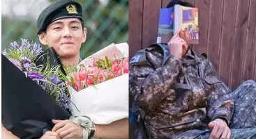 Fresh off military discharge, Kim Taehyung sells out ,500 Cartier watch, book, keychain, and even his chair