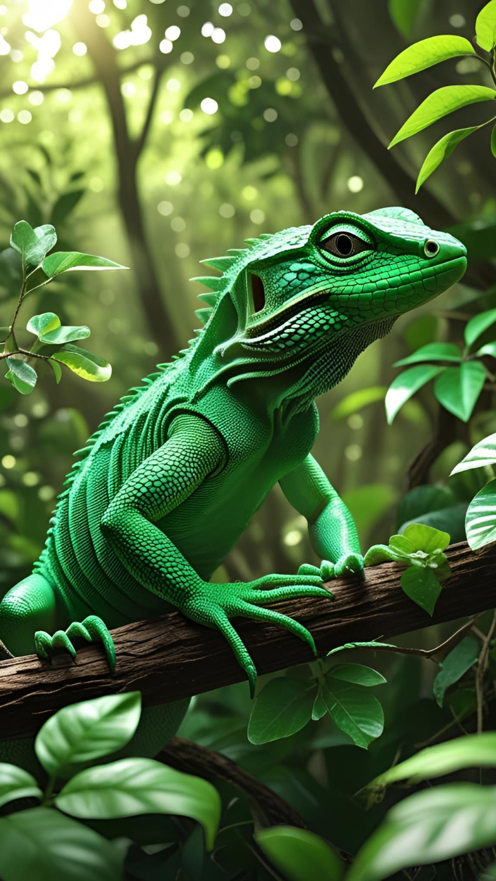 9 unique green animals that can even camouflage in the wild