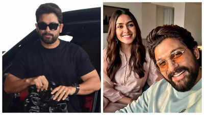 Allu Arjun SPOTTED at Mumbai airport after commencing 1st schedule of AA22 x A6 with Mrunal Thakur – PICS |