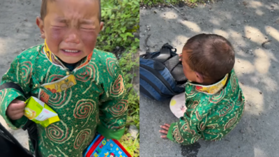 Watch: Tantrums of Arunachal school boy wins internet – teacher captures ‘the struggle’ | India News