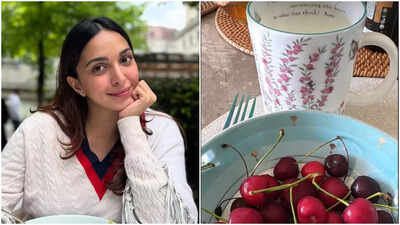 Mom-to-be Kiara Advani finds peace in mornings, cherries and poetry – See post | Hindi Movie News
